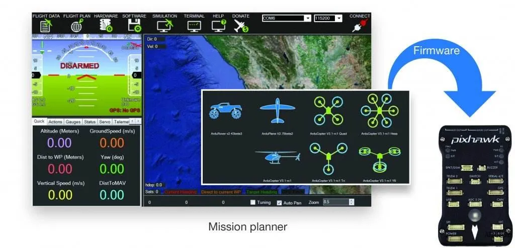 ArduPilot 软件在环仿真SITL（SITL+Mission Planner）